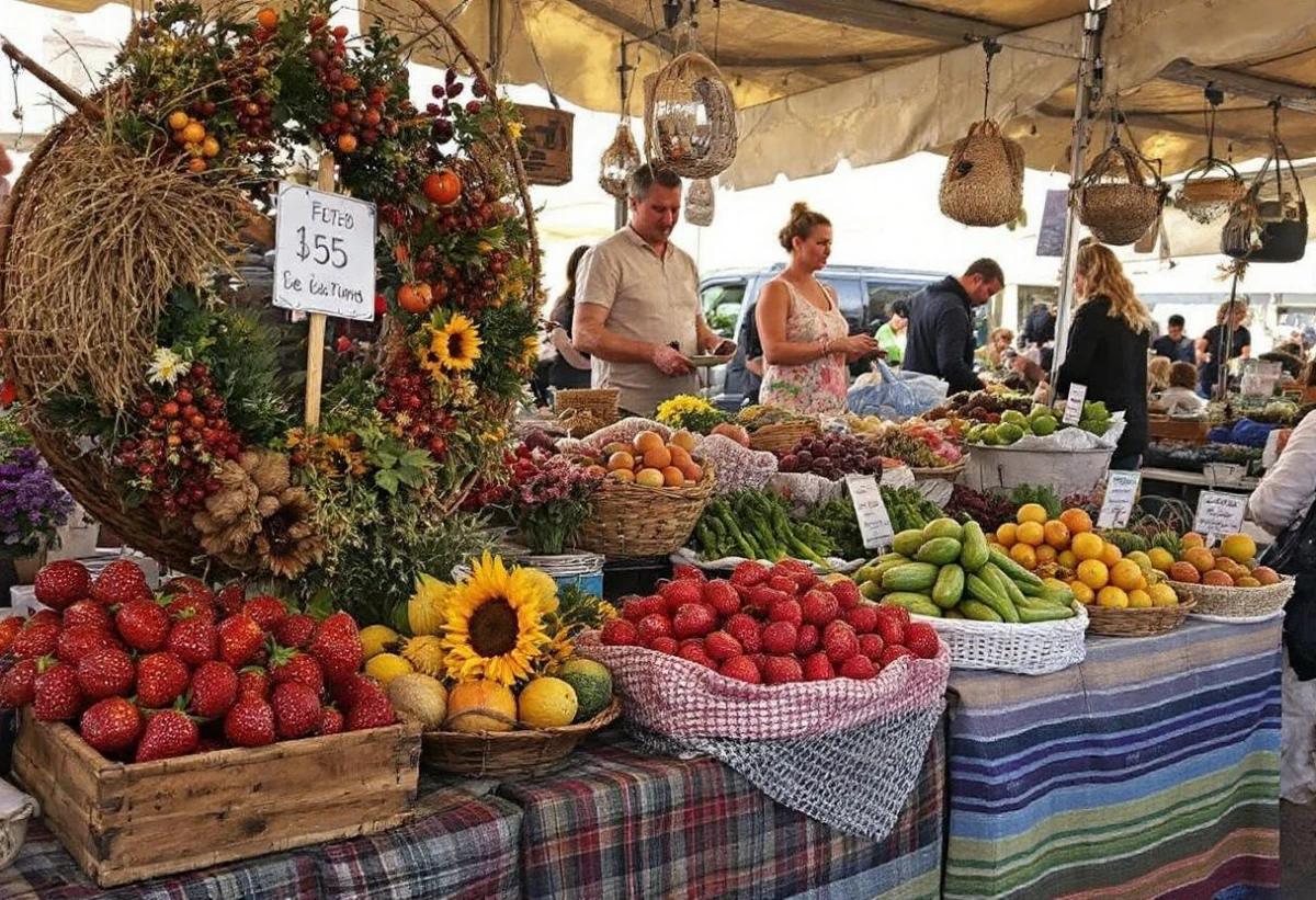 Au cœur du marché d'Aigues-Mortes : une fête des sens et des traditions