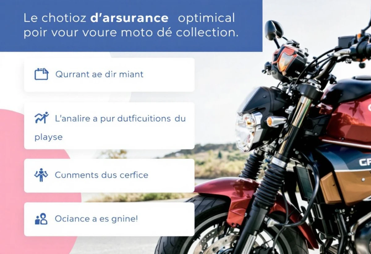 Le choix d'assurance optimal pour votre moto de collection