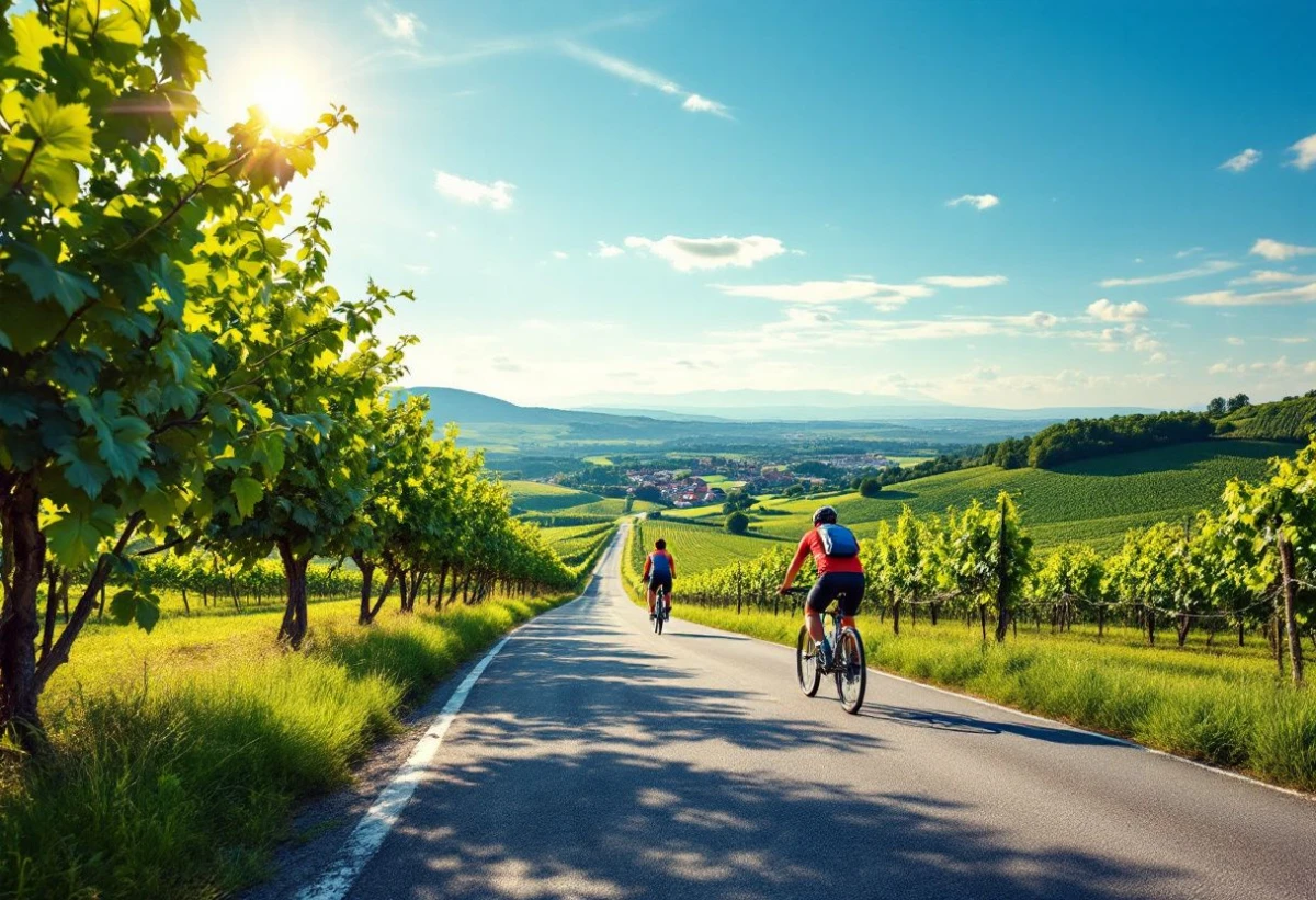Escapades à vélo au cœur des vignobles bourguignons