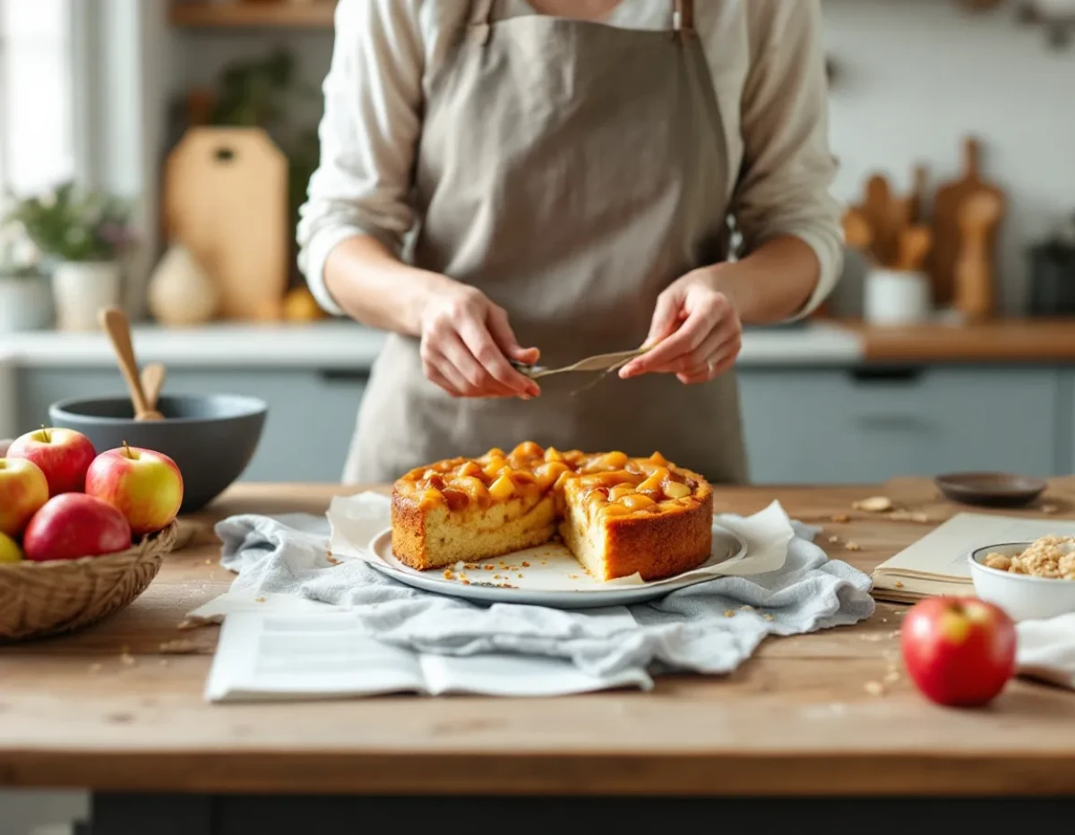 Le gâteau anti-gaspi à la compote de pommes : savoureux et éco-responsable