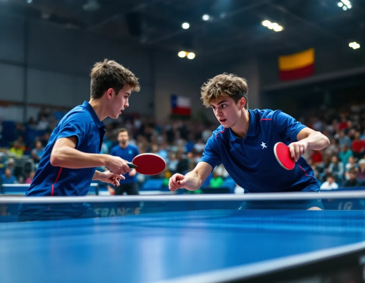 Les étoiles montantes du tennis de table français