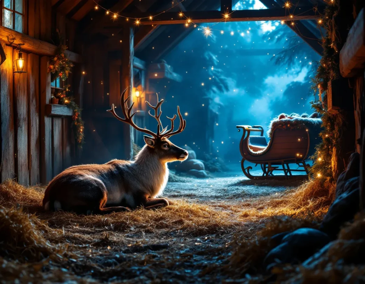 Les secrets bien gardés des rennes du Père Noël