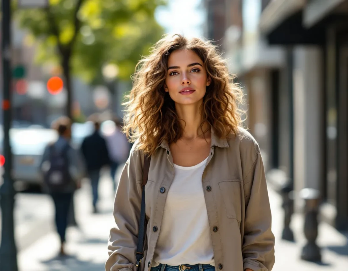 Ondulations naturelles : la tendance coiffure qui sublime les cheveux mi-longs