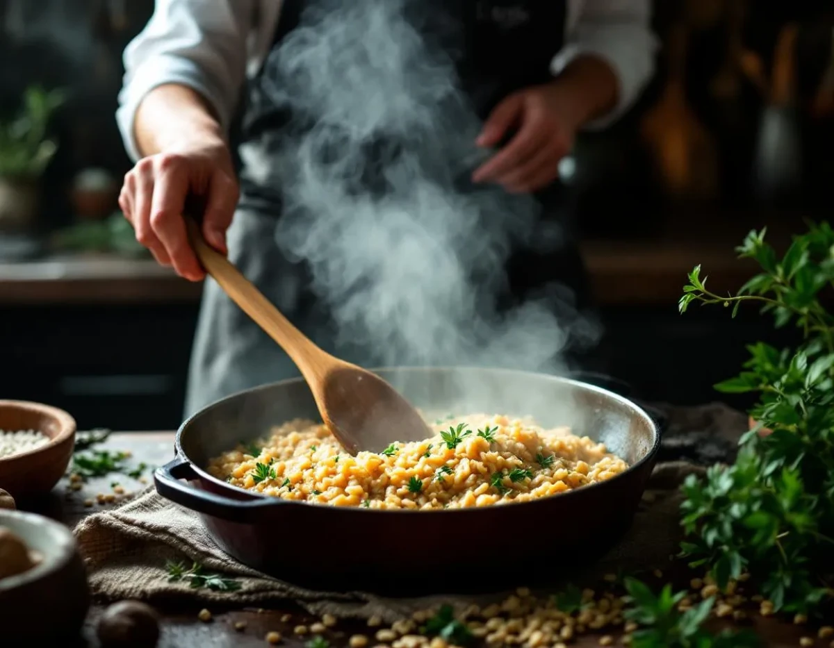 L'art subtil du risotto d'épeautre : un voyage gustatif inattendu