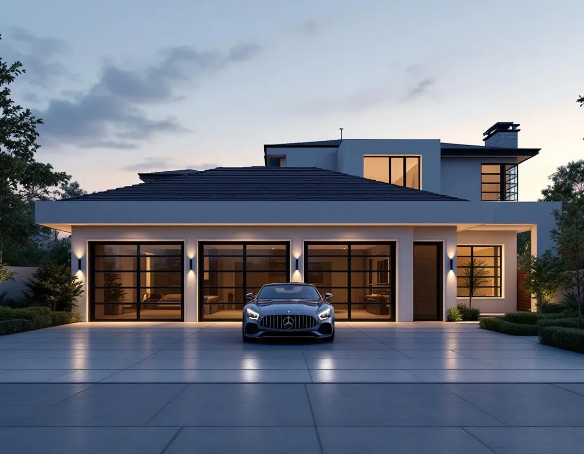 Sublimez votre entrée avec une porte de garage à battants sur mesure
