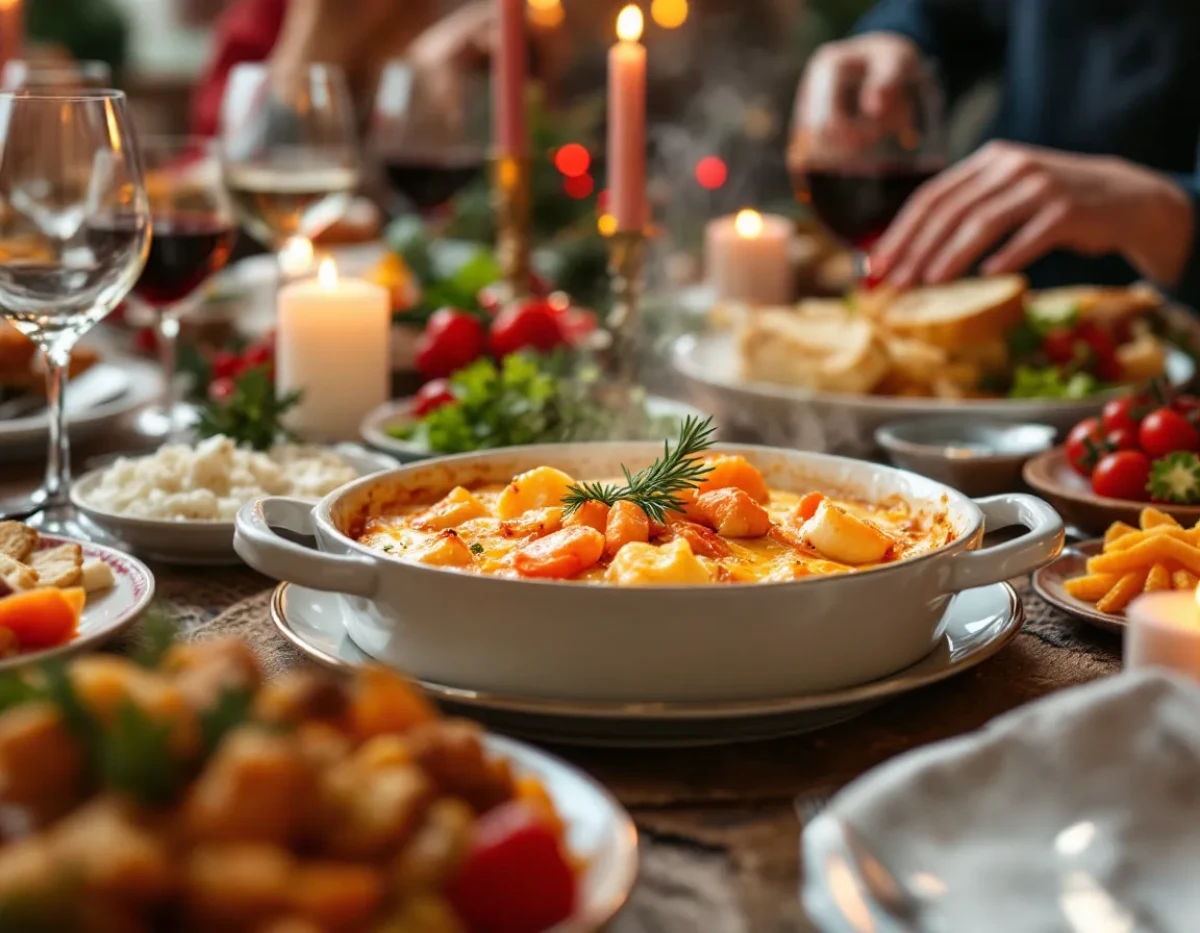 Gratin de fruits de mer et poisson : le plat vedette des fêtes